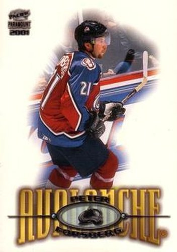 #60 Peter Forsberg - Colorado Avalanche - 2000-01 Pacific Paramount Hockey
