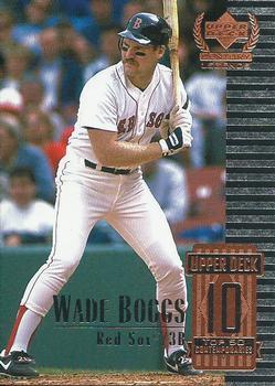 #60 Wade Boggs - Boston Red Sox - 1999 Upper Deck Century Legends Baseball