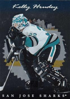 #60 Kelly Hrudey - San Jose Sharks - 1996-97 Donruss Elite Hockey