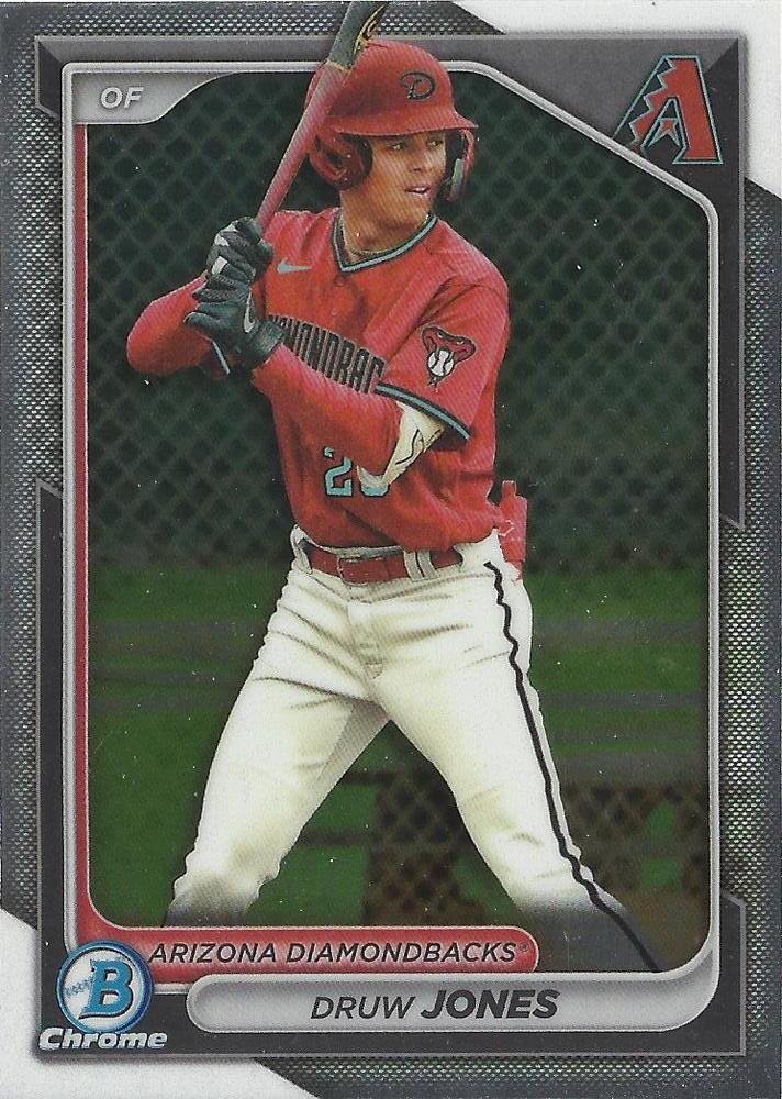 #BCP-60 Druw Jones - Arizona Diamondbacks - 2024 Bowman - Chrome Prospects Baseball