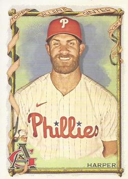 #60 Bryce Harper - Philadelphia Phillies - 2023 Topps Allen & Ginter Baseball