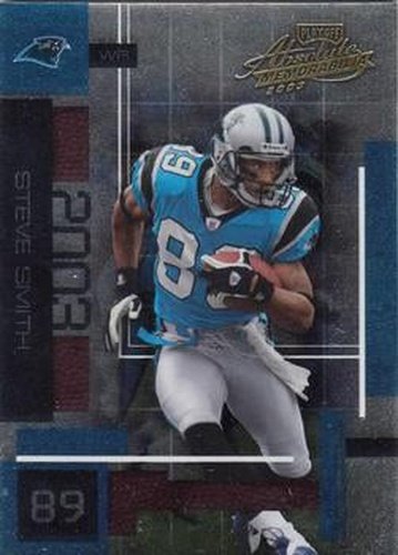 #60 Steve Smith - Carolina Panthers - 2003 Playoff Absolute Memorabilia Football