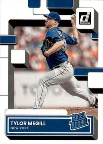 #60 Tylor Megill - New York Mets - 2022 Donruss Baseball