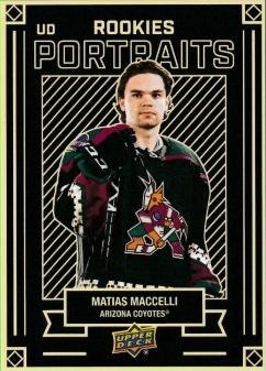 #P-60 Matias Maccelli - Arizona Coyotes - 2022-23 Upper Deck - UD Portraits Hockey