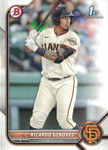 #BP-60 Ricardo Genoves - San Francisco Giants - 2022 Bowman - Prospects Baseball
