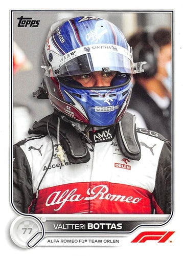 #60 Valtteri Bottas - Alfa Romeo Racing Orlen - 2022 Topps Formula 1 Racing
