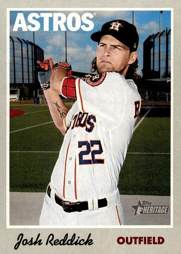 #60 Josh Reddick - Houston Astros - 2019 Topps Heritage Baseball