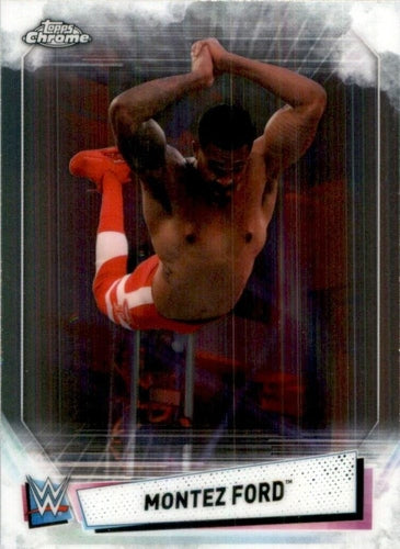 #60 Montez Ford - 2021 Topps WWE Chrome Wrestling