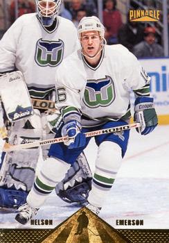#60 Nelson Emerson - Hartford Whalers - 1996-97 Pinnacle Hockey