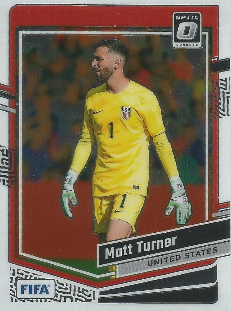 #60 Matt Turner - USA - 2023-24 Donruss - Optic Soccer