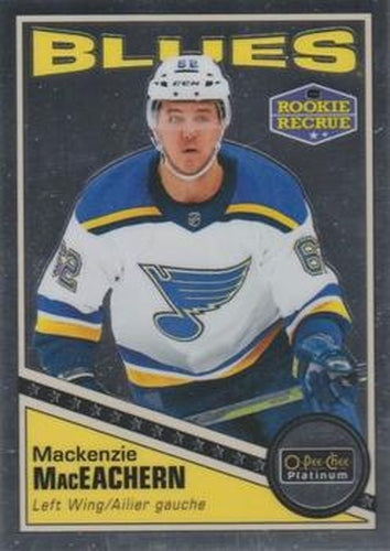 #R-60 Mackenzie MacEachern - St. Louis Blues - 2019-20 O-Pee-Chee Platinum - Retro Hockey