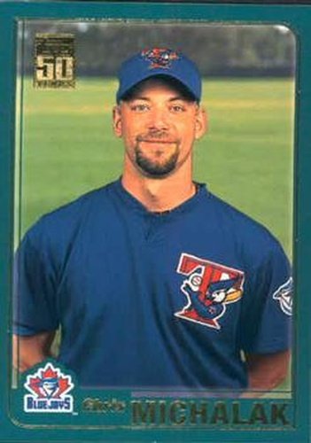 #T60 Chris Michalak - Toronto Blue Jays - 2001 Topps Traded & Rookies Baseball