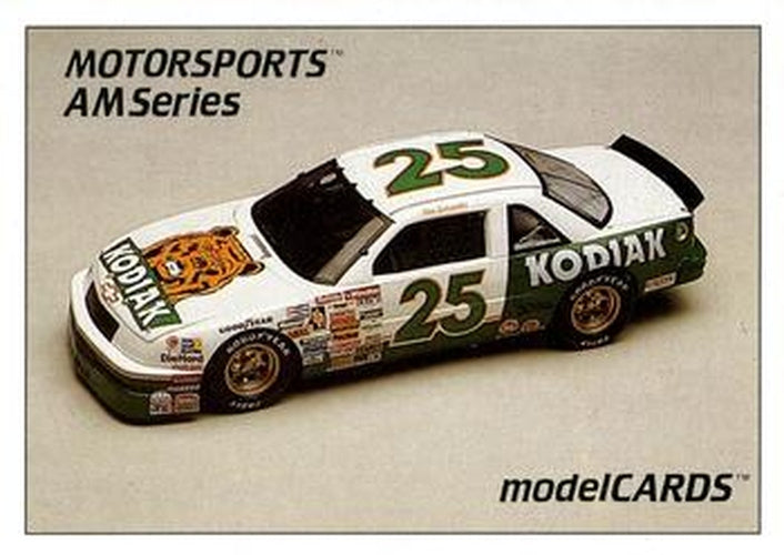 #60 Ken Schrader's Car - Hendrick Motorsports - 1992 Motorsports Modelcards AM Series Racing