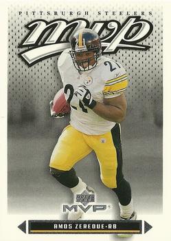 #60 Amos Zereoue - Pittsburgh Steelers - 2003 Upper Deck MVP Football