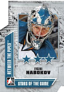 #60 Evgeni Nabokov - San Jose Sharks - 2008-09 In The Game Between The Pipes Hockey