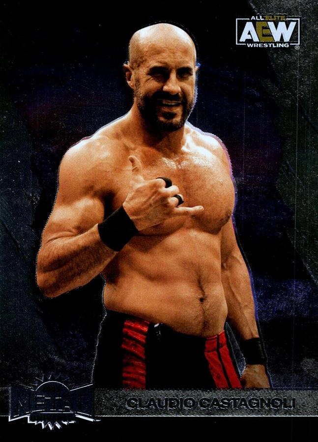 #60 Claudio Castagnoli - 2022 SkyBox Metal Universe AEW Wrestling