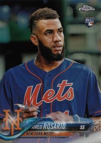 #60b Amed Rosario - New York Mets - 2018 Topps Chrome Baseball