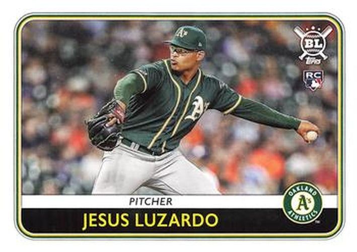 #61 Jesus Luzardo - Oakland Athletics - 2020 Topps Big League Baseball