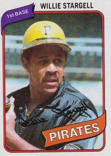 #610 Willie Stargell - Pittsburgh Pirates - 1980 Topps Baseball