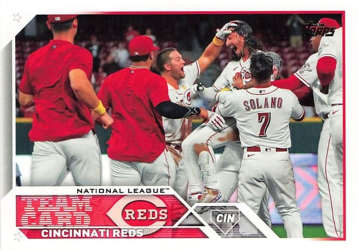 #610 Cincinnati Reds - Cincinnati Reds - 2023 Topps Baseball