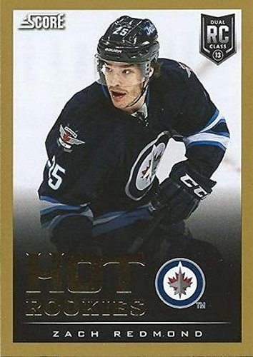 #610 Zach Redmond - Winnipeg Jets - 2013-14 Score - Gold Hockey