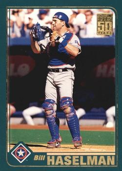 #610 Bill Haselman - Texas Rangers - 2001 Topps Baseball