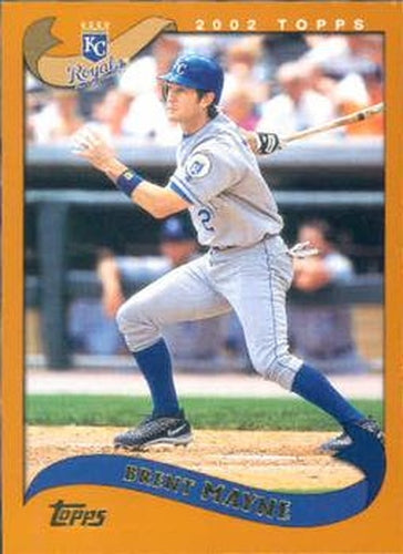 #611 Brent Mayne - Kansas City Royals - 2002 Topps Baseball