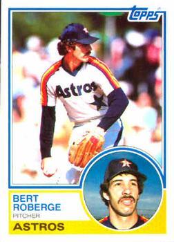 #611 Bert Roberge - Houston Astros - 1983 Topps Baseball