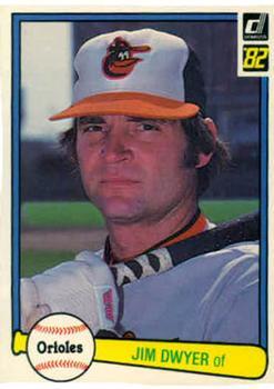 #611 Jim Dwyer - Baltimore Orioles - 1982 Donruss Baseball