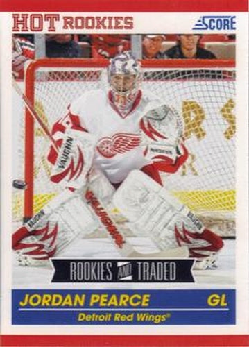 #611 Jordan Pearce - Detroit Red Wings - 2010-11 Score Hockey