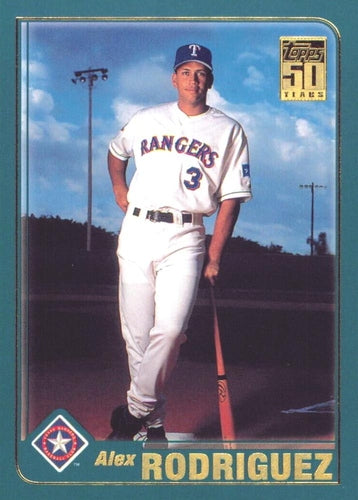 #612 Alex Rodriguez - Texas Rangers - 2001 Topps Baseball