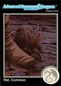#612 Rat, Common - 1991 TSR Advanced Dungeons & Dragons - Silver