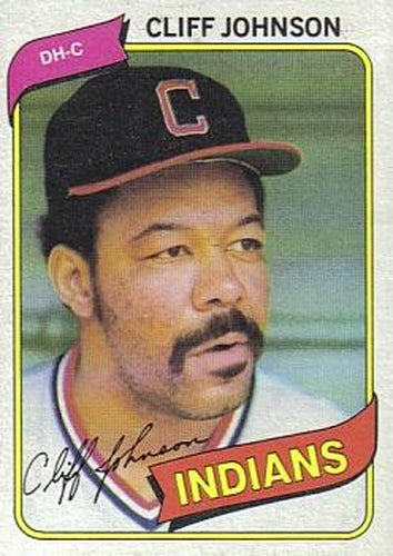 #612 Cliff Johnson - Cleveland Indians - 1980 Topps Baseball