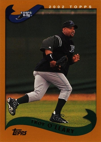 #614 Troy O'Leary - Tampa Bay Devil Rays - 2002 Topps Baseball