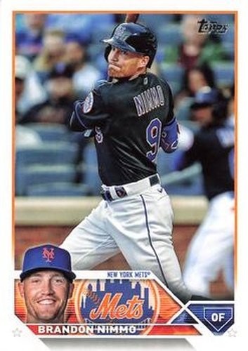 #614 Brandon Nimmo - New York Mets - 2023 Topps Baseball