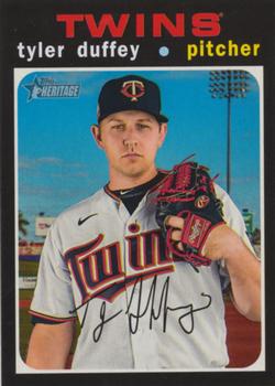 #614 Tyler Duffey - Minnesota Twins - 2020 Topps Heritage Baseball