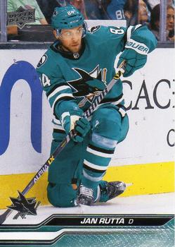 #616 Jan Rutta - San Jose Sharks -2023-24 Upper Deck Hockey