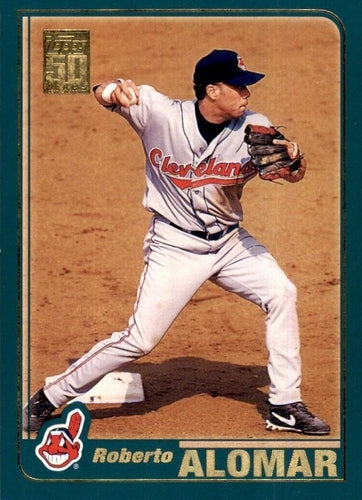 #616 Roberto Alomar - Cleveland Indians - 2001 Topps Baseball
