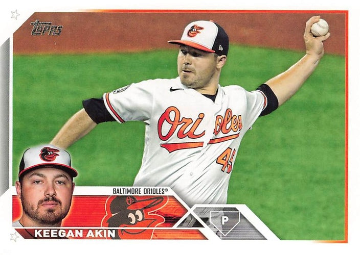 #617 Keegan Akin - Baltimore Orioles - 2023 Topps Baseball