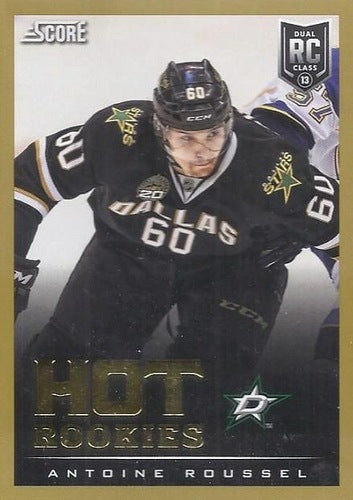 #617 Antoine Roussel - Dallas Stars - 2013-14 Score - Gold Hockey