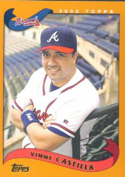#617 Vinny Castilla - Atlanta Braves - 2002 Topps Baseball