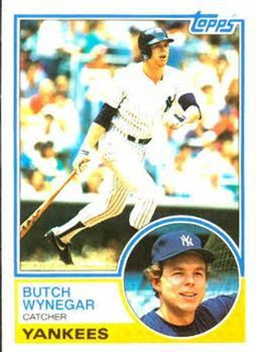 #617 Butch Wynegar - New York Yankees - 1983 Topps Baseball