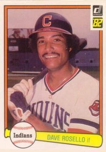 #617 Dave Rosello - Cleveland Indians - 1982 Donruss Baseball