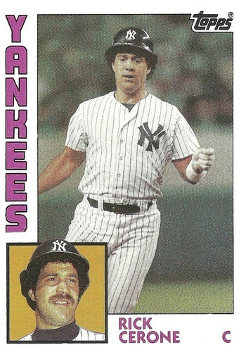 #617 Rick Cerone - New York Yankees - 1984 Topps Baseball