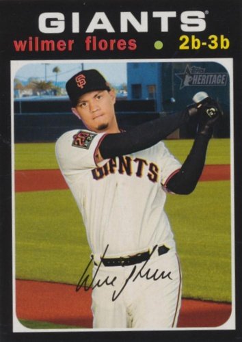 #617 Wilmer Flores - San Francisco Giants - 2020 Topps Heritage Baseball