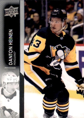 #618 Danton Heinen - Pittsburgh Penguins - 2021-22 Upper Deck Hockey