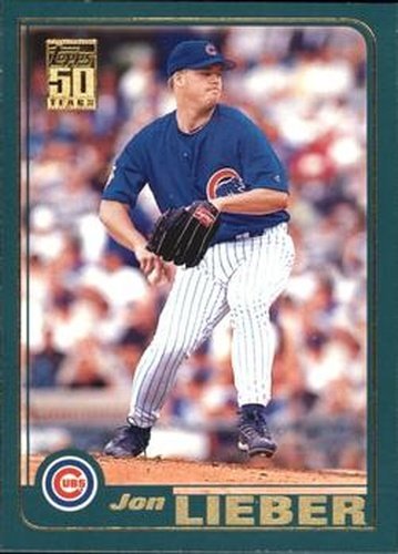 #618 Jon Lieber - Chicago Cubs - 2001 Topps Baseball
