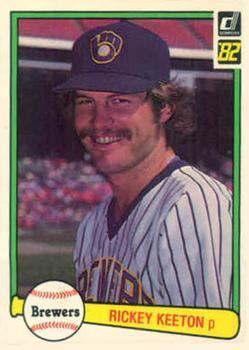 #618 Rickey Keeton - Milwaukee Brewers - 1982 Donruss Baseball