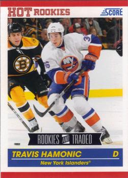#618 Travis Hamonic - New York Islanders - 2010-11 Score Hockey