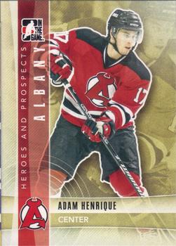 #103 Adam Henrique - Albany Devils - 2011-12 In The Game Heroes and Prospects Hockey